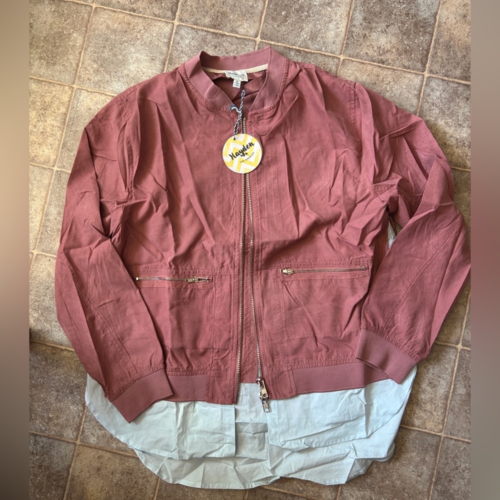 Hayden Dusty Rose Bomber Jacket